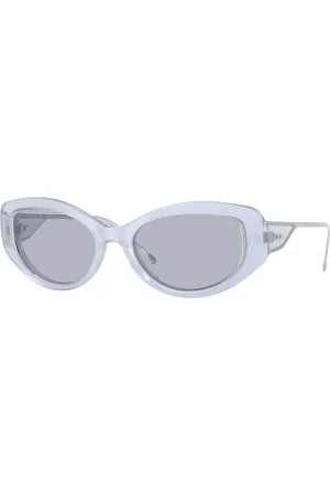 Diesel Donna DL2001MU 722/1 Occhiali da sole Acetato Viola Rotonda Normale