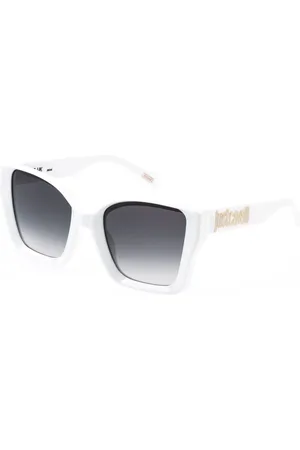 Roberto Cavalli Donna SJC147 847 Occhiali da sole Iniettato Fumo Squadrata Normale Sfumato