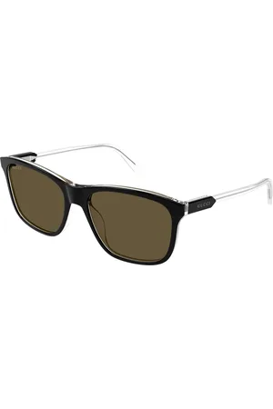 Gucci Uomo GG1819S 005 Occhiali da sole Acetato Marrone Squadrata