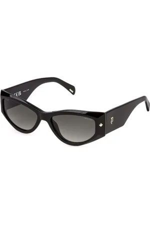Police Donna SPLR25 NEW DAWN 3 700 Occhiali da sole Acetato Fumo Geometrica Normale Sfumato