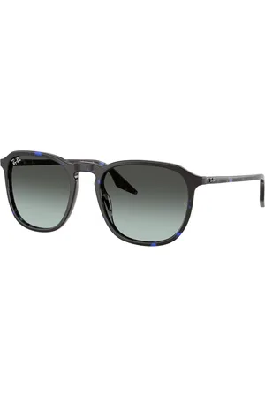Ray-Ban Unisex RB2203 1430GK Occhiali da sole Acetato Grigio Squadrata Normale Sfumato