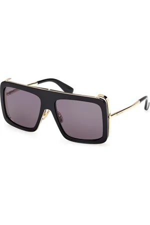 Max Mara Donna MM0119 JEAN 01A Occhiali da sole Acetato Fumo Squadrata Normale