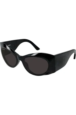 Balenciaga Donna BB0394S 003 Occhiali da sole Acetato Grigio Farfalla