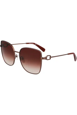 Longchamp Donna LO177S 206 Occhiali da sole Metallo Farfalla Normale
