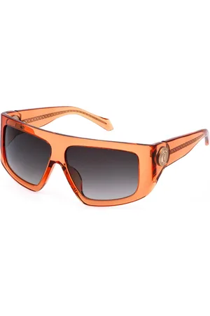 Roberto Cavalli Donna SJC145 06DD Occhiali da sole Acetato Fumo Squadrata Normale Sfumato