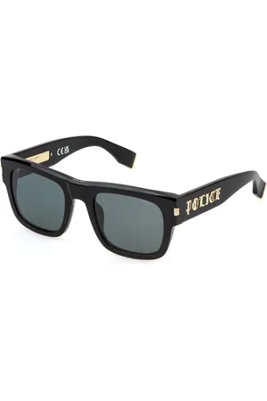 Police Uomo SPLP33E G.O.A.T. 2 700Y Occhiali da sole Acetato Grigio Squadrata Normale