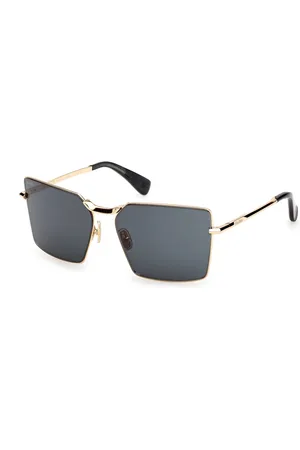 Max Mara Donna MM0135 MILLER-3 30N Occhiali da sole Metallo Verde Squadrata Normale