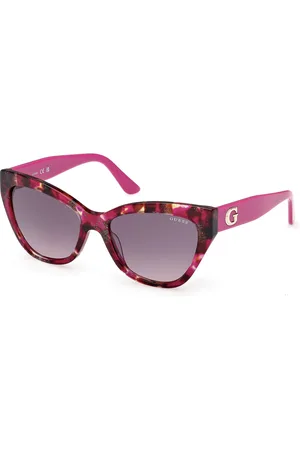 Guess Donna GU00204 78F Occhiali da sole Acetato Grigio Cat Eye Normale Sfumato