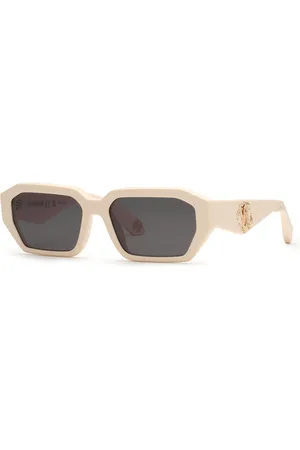 Roberto Cavalli Donna SRC113 09X7 Occhiali da sole Acetato Fumo Geometrica Normale