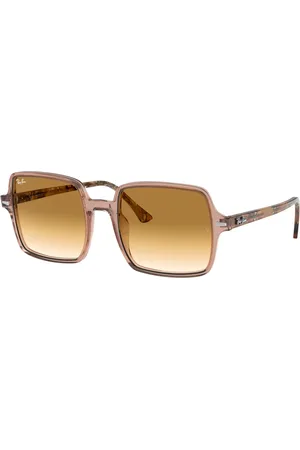 Ray-Ban Donna RB1973 SQUARE II 128151 Occhiali da sole Acetato Squadrata Normale Sfumato