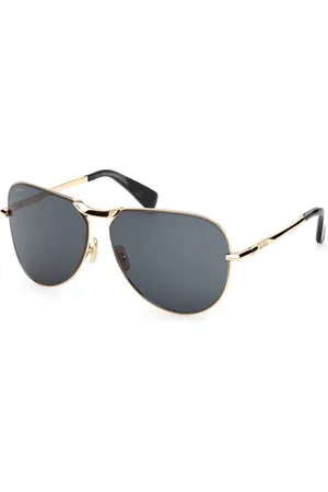 Max Mara Donna MM0134 MILLER-2 30N Occhiali da sole Metallo Verde Pilot Normale