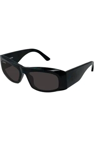 Balenciaga Donna BB0395S 003 Occhiali da sole Acetato Grigio Squadrata