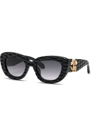 Roberto Cavalli Donna SRC058S 700 Occhiali da sole Acetato Fumo Geometrica Normale Sfumato