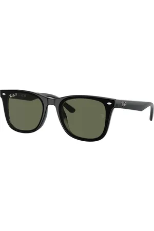 Ray-Ban Unisex RB4420 601/9A Occhiali da sole Iniettato Verde Squadrata Polarizzata Antiriflesso