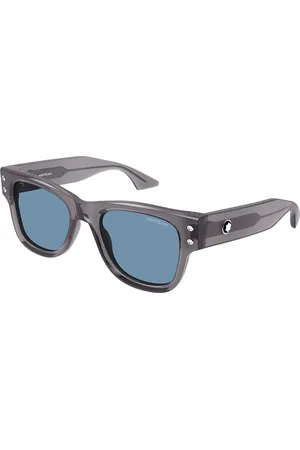 Montblanc Uomo MB0381S 004 Occhiali da sole Acetato Squadrata