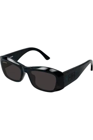 Balenciaga Donna BB0397SA 003 Occhiali da sole Acetato Grigio Squadrata