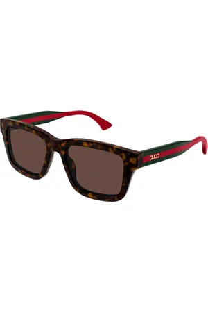 Gucci Uomo GG1869S 002 Occhiali da sole Acetato Marrone Squadrata