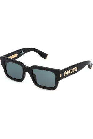 Police Uomo SPLP32E G.O.A.T. 1 700Y Occhiali da sole Acetato Grigio Squadrata Normale