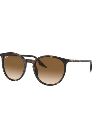 Ray-Ban Unisex RB2204 902/51 Occhiali da sole Acetato Marrone Pantos Normale Sfumato
