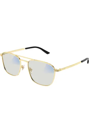 Gucci Uomo GG1881S 005 Occhiali da sole Metallo Trasparente Squadrata