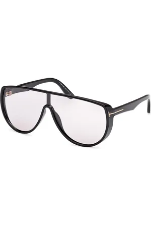 Tom Ford Uomo FT1182 ACHILLES 01A Occhiali da sole Iniettato Fumo Maschera Fotocromatiche