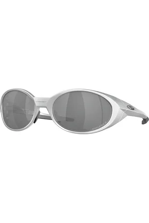 Oakley Uomo OO9438 EYEJACKET REDUX 943805 Occhiali da sole O_Matter Grigio Squadrata Polarizzata Prizm