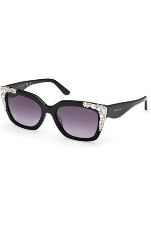Guess Donna GM00027 01B Occhiali da sole Acetato Fumo Squadrata Normale