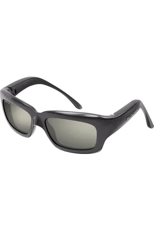 Balenciaga Uomo BB0385S 003 Occhiali da sole Bio-iniettato Bianco Squadrata