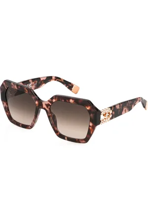 Furla Donna SFU880S 0XAP Occhiali da sole Acetato Geometrica Normale Sfumato