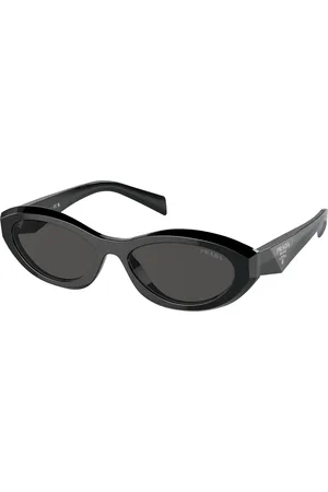 Prada Donna PR 26ZS 16K08Z Occhiali da sole Acetato Grigio Geometrica Normale