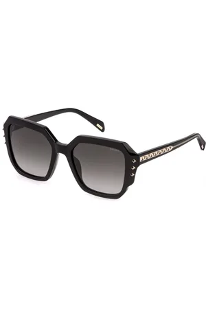 Police Donna SPLR23 SUPERSTAR 3 700 Occhiali da sole Acetato Fumo Geometrica Normale Sfumato