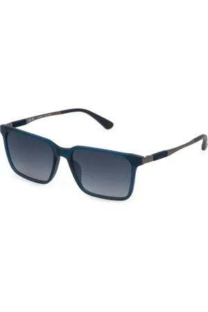 Police Uomo SPLP31 RANGER 2 03LM Occhiali da sole Acetato Fumo Squadrata Normale Sfumato