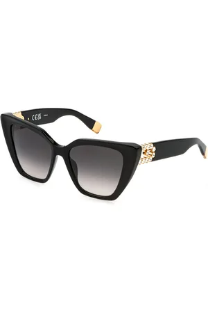 Furla Donna SFU879S 700S Occhiali da sole Acetato Fumo Farfalla Normale Sfumato