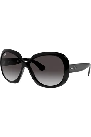 Ray-Ban Donna RB4098 JACKIE OHH II 601/8G Occhiali da sole Nylon Grigio Farfalla Normale Sfumato