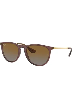 Ray-Ban Donna RB4171 ERIKA 6593T5 Occhiali da sole Nylon Pantos Polarizzata Sfumato