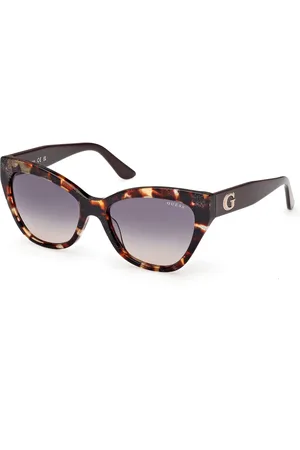 Guess Donna GU00204 52B Occhiali da sole Acetato Grigio Cat Eye Normale Sfumato