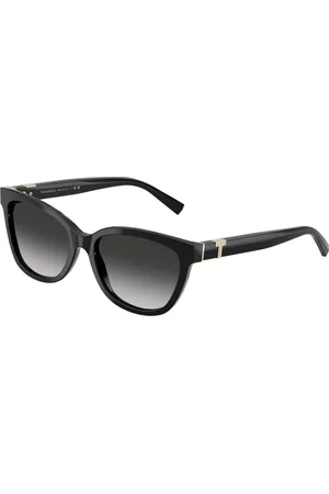 Tiffany & Co. Donna TF4237B 80013C Occhiali da sole Acetato Grigio Cat Eye Normale Sfumato