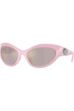 VERSACE Donna VE4485 5521/Z Occhiali da sole Iniettato Cat Eye Specchiate