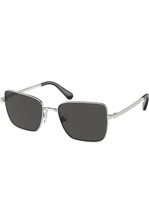 Swarovski Donna SK7015 400187 Occhiali da sole Metallo Grigio Rotonda Normale