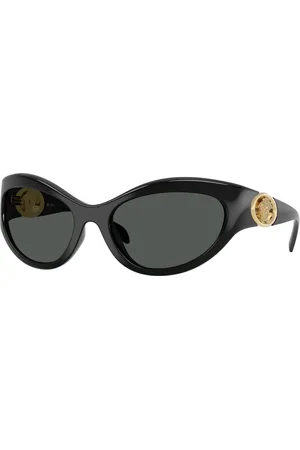 VERSACE Donna VE4485 GB1/87 Occhiali da sole Iniettato Grigio Cat Eye Normale