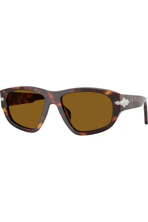 Persol Unisex PO0050S 24/33 Occhiali da sole Acetato Marrone Geometrica Normale