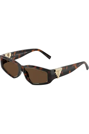 Tiffany & Co. Unisex TF4234U 80153G Occhiali da sole Iniettato Marrone Geometrica Normale