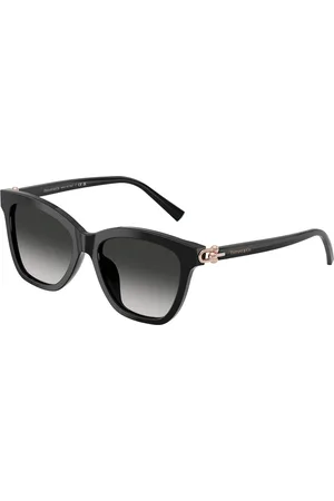 Tiffany & Co. Donna TF4241D 80013C Occhiali da sole Acetato Grigio Squadrata Normale Sfumato