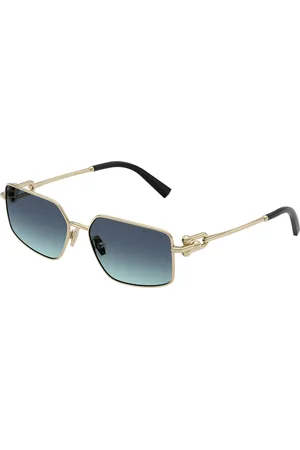 Tiffany & Co. Unisex TF3111 62029S Occhiali da sole Metallo Blu Squadrata Normale Sfumato
