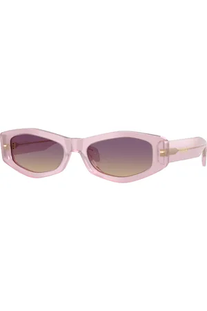 VERSACE Donna VE4487 551370 Occhiali da sole Acetato Giallo Geometrica Normale Sfumato