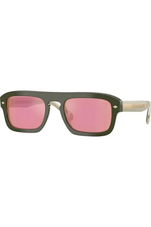 vogue Uomo VO5620S 3217F6 Occhiali da sole Acetato Rosa Geometrica Specchiate