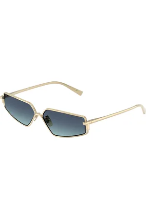 Tiffany & Co. Donna TF3113KB 62239S Occhiali da sole Metallo Blu Geometrica Normale Sfumato