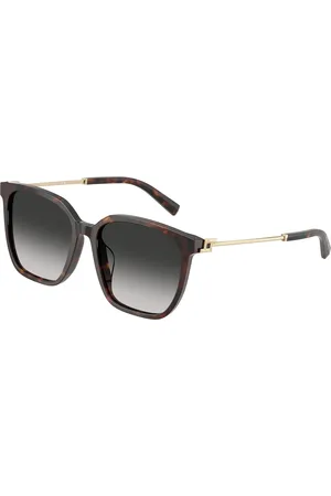 Tiffany & Co. Donna TF4244D 80153C Occhiali da sole Acetato Grigio Squadrata Normale Sfumato