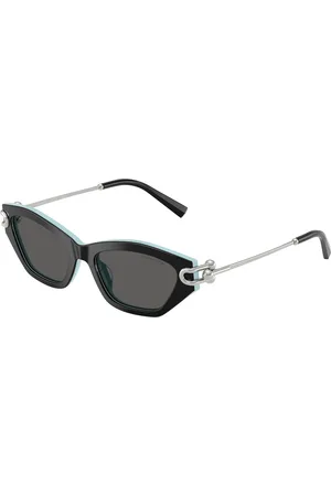 Tiffany & Co. Donna TF4231U 8055S4 Occhiali da sole Acetato Grigio Cat Eye Normale