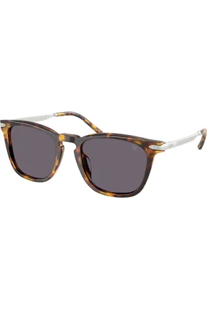 Ralph Lauren Uomo RL8233U 51341A Occhiali da sole Acetato Viola Squadrata Normale